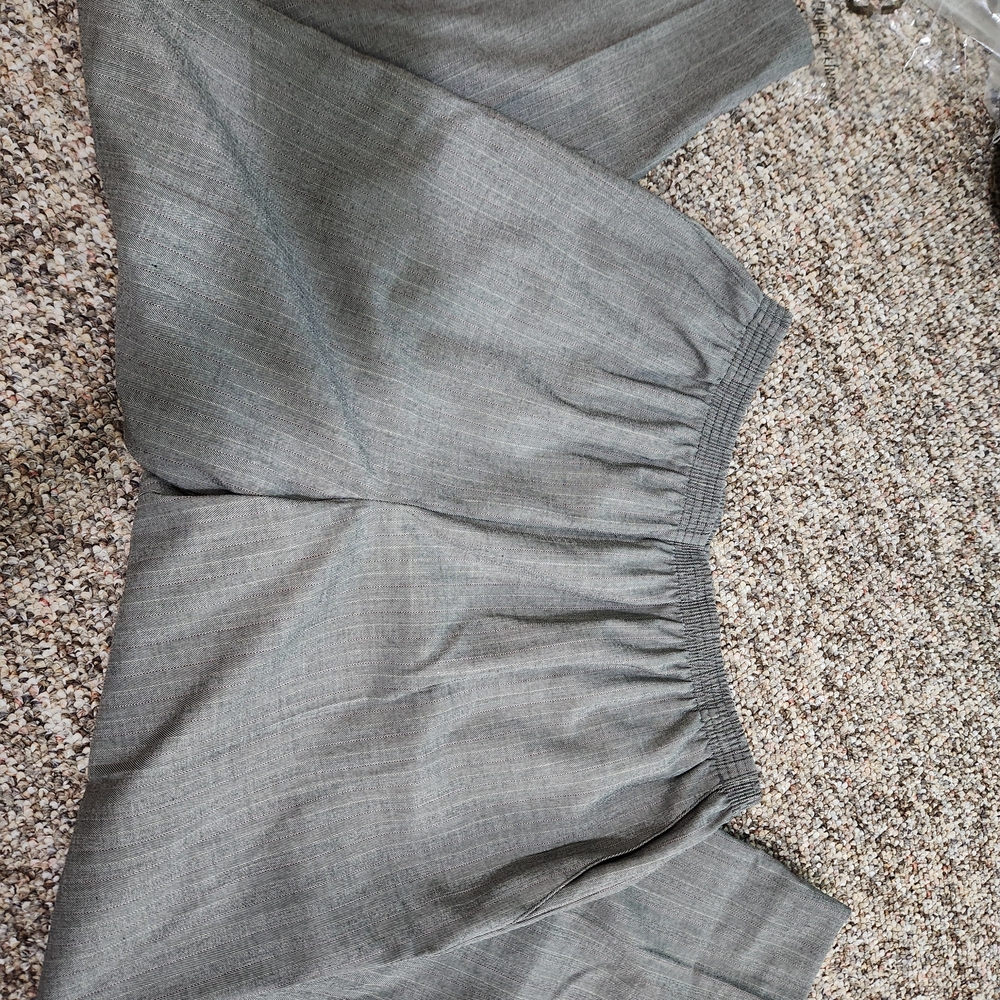 Alfred Dunner Charcoal Elastic Waist Pants